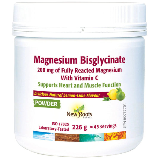 NEW ROOTS Magnesium Bisglycinate Powder (226g)