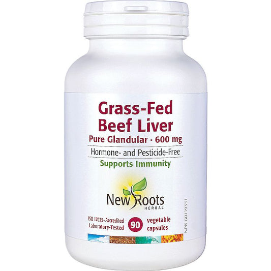 NEW ROOTS Grass-Fed Beef Liver (90 vcaps)