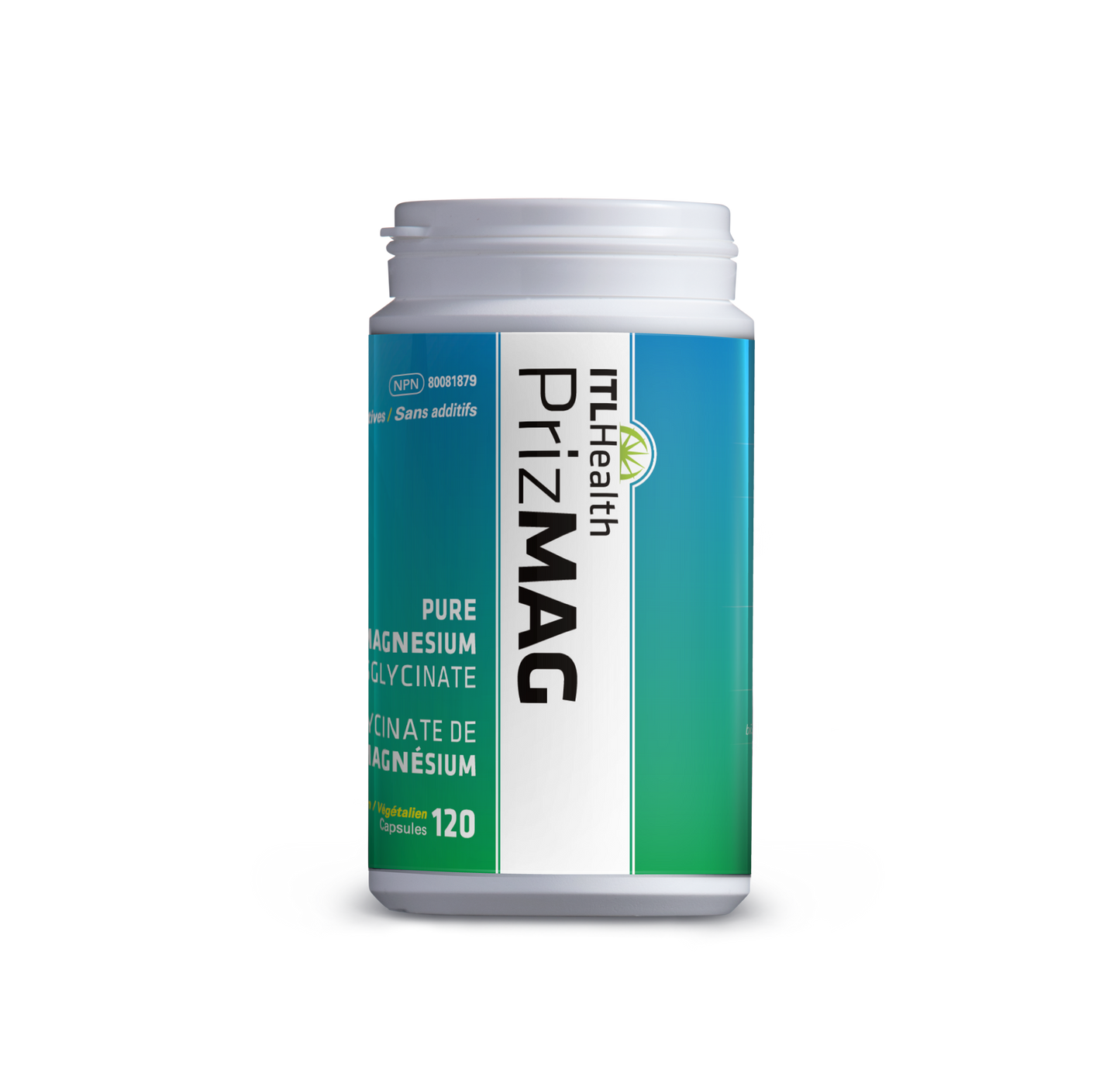 PRIZMAG Pure Magnesium Bisglycinate (120 vegan caps)
