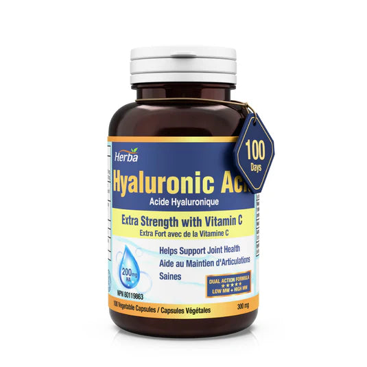 HERBA Hyaluronic Acid 200mg with Vitamin C (100 caps)