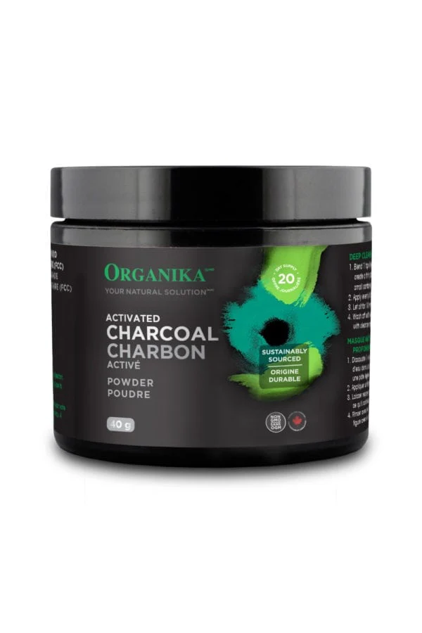 ORGANIKA ACTIVATED CHARCOAL POWDER 40G