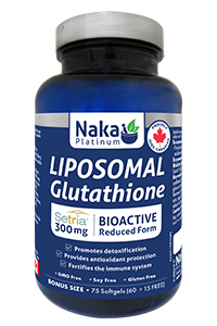 NAKA LIPO GLUTATHIONE 300MG 75 SOFT GELS