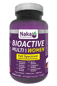 NAKA BIOACTIVE MULTI FOR WOMEN 60VEG CAPS