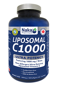 NAKA Liposomal Vitamin C1000 (180 sfotgels)