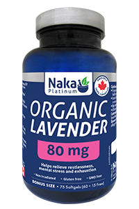 NAKA Organic Lavender 80mg (75 softgels)
