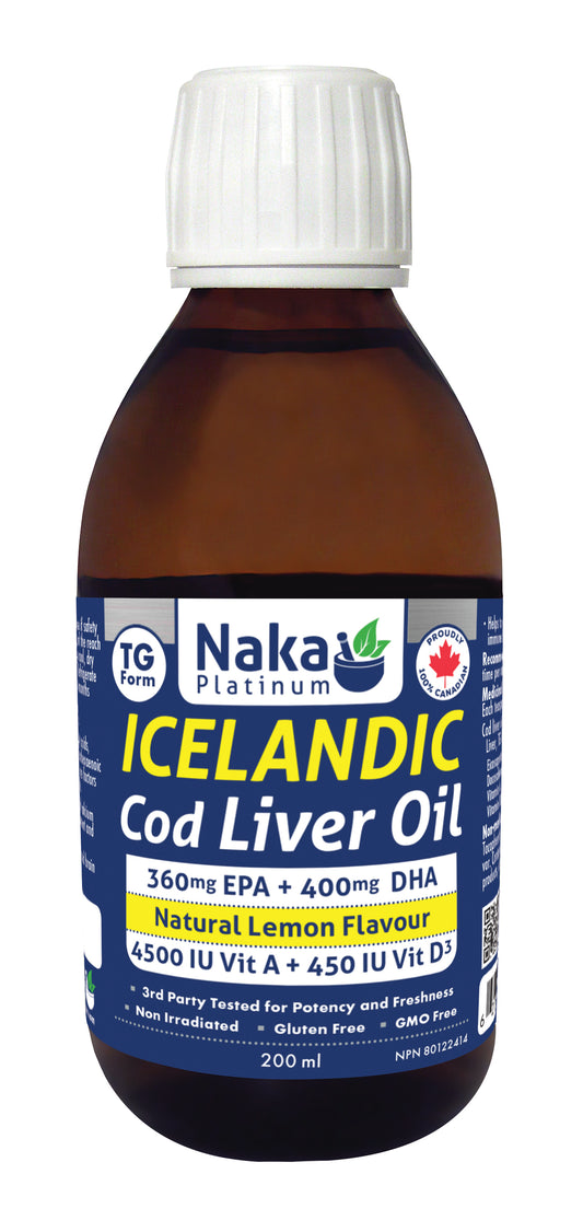 NAKA ICEANDIC COD LIVER OIL 200ML
