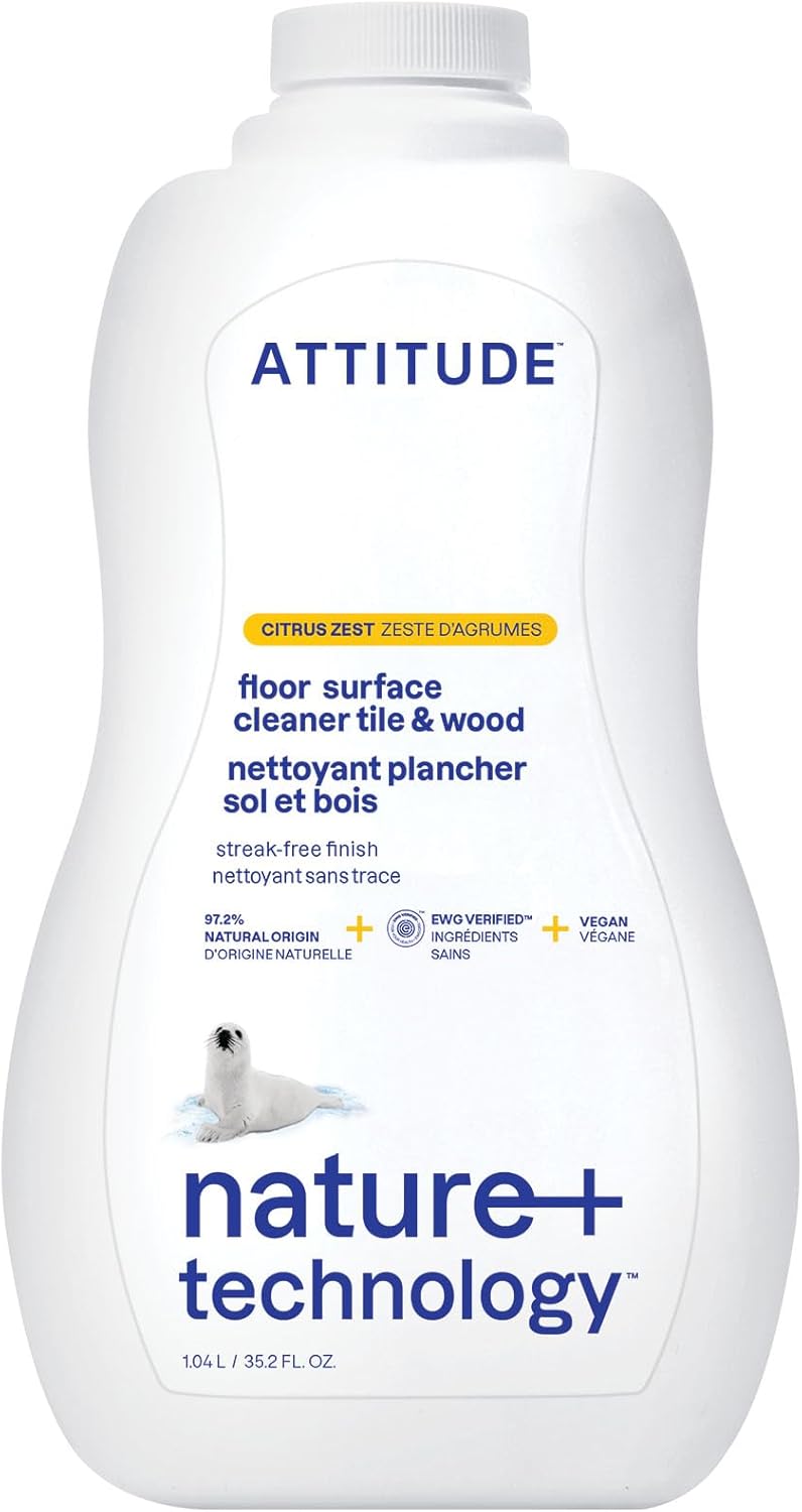 ATTITUDE Floor Surfaces Disinfectant 99.99% Citrus