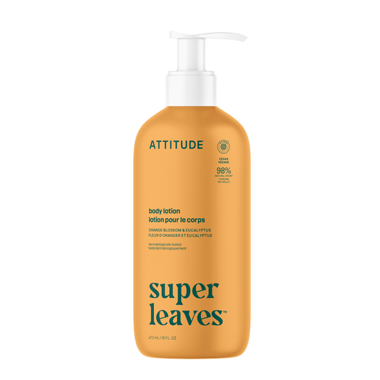 ATTITUDE BODY LOT ENERG ORANGE LEAVES 473ML
