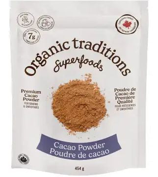 ORGANIC TRADITIONS Cacao Powder (454g)