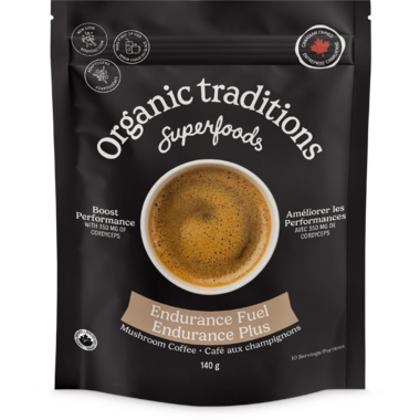 ORGANIC TRADITIONS Endurance Fuel Mushroom Coffee (200g)