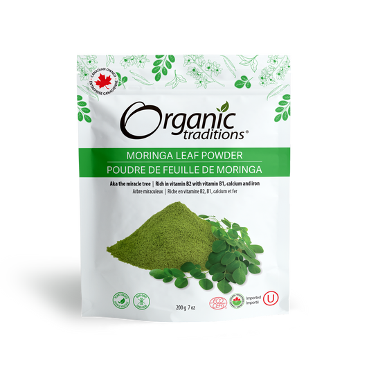ORGANIC TRADITIONS  MORINGA LEAF POWDER 200G