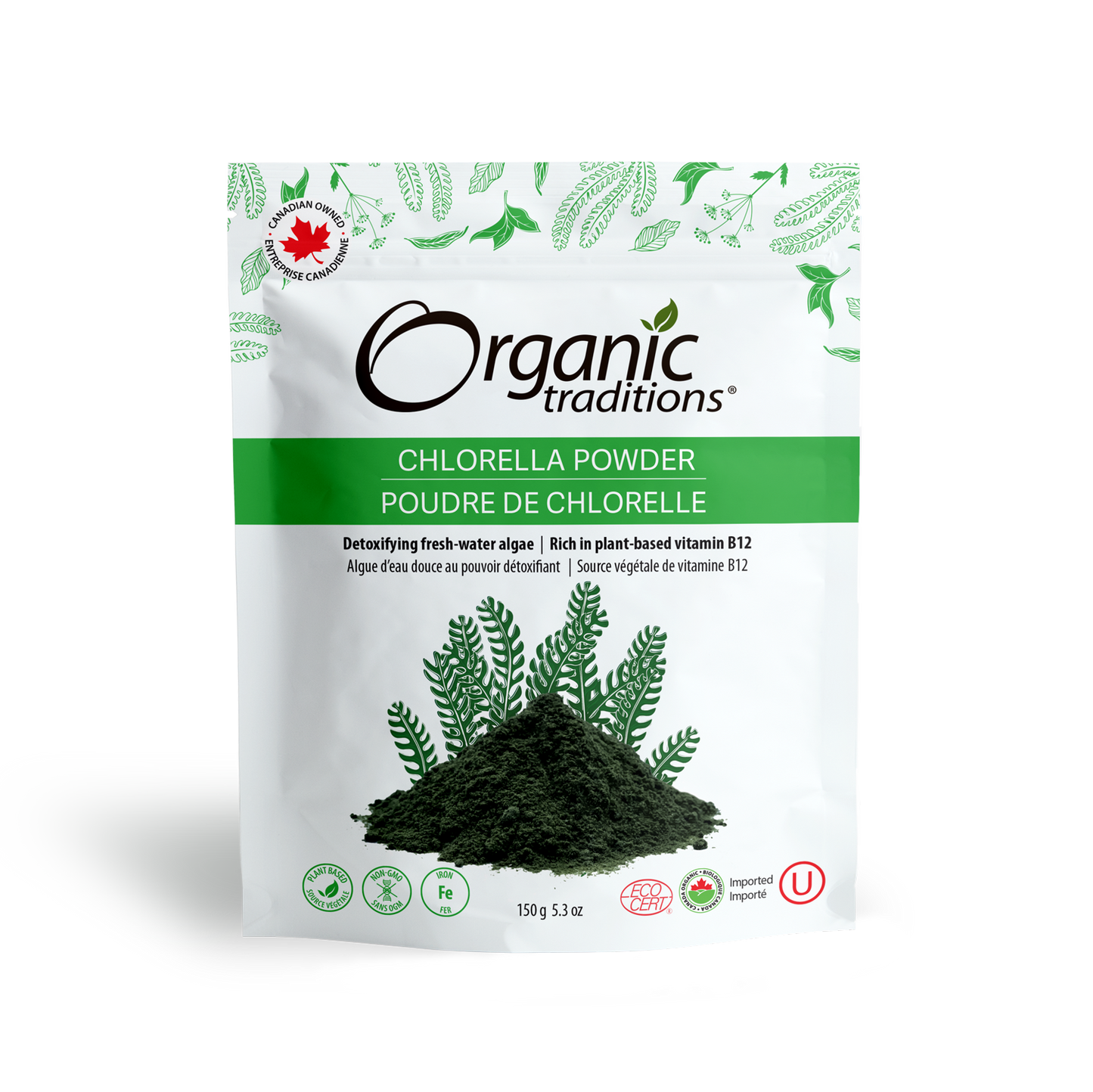 ORGANIC TRADITIONS  CHLORELL PWDR 150G