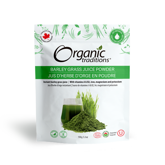 ORGANIC TRADITIONS  BARLEY GRASS JUICE 150G