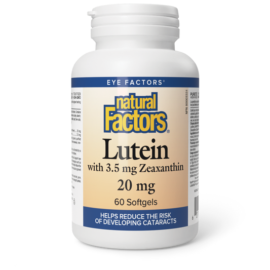 NATURAL FACTORS LUTEIN 20MG 60'S