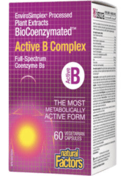 NATURAL FACTORS BioCoenzymated Active B Complex (60 veg caps)