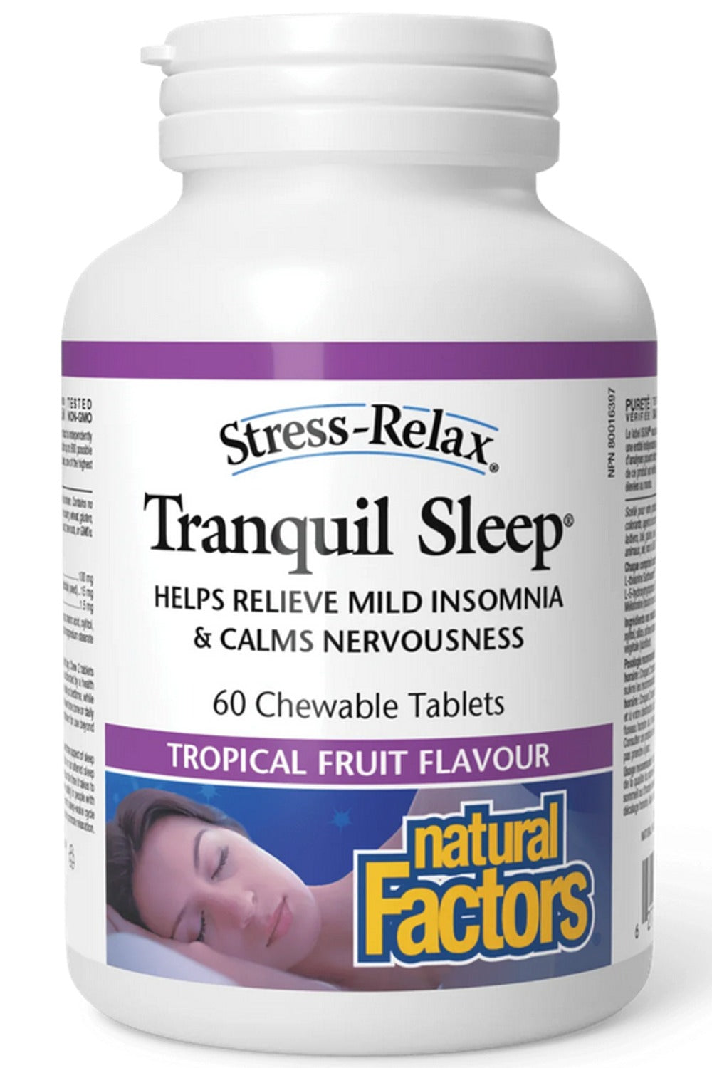 NATURAL FACTORS Tranquil Sleep (60 chews)