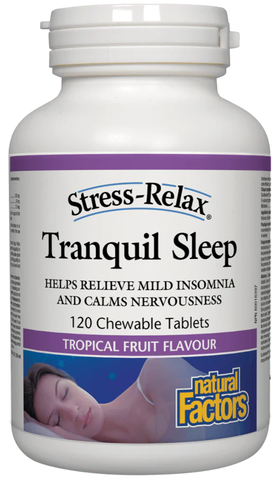 NATURAL FACTORS Tranquil Sleep (120 chews)
