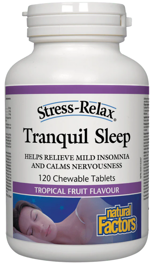 NATURAL FACTORS Tranquil Sleep (120 chews)