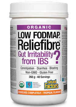 NATURAL FACTORS Low Fodmap Reliefibre™ (Tropical - 268 gr)