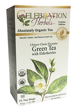 CELEBRATION GREEN/ELDERBERRY TEA 24 BAGS