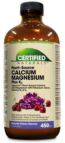 CERTIFIED NATURALS CAL MAG PLUS K2 CHERRY 450ML
