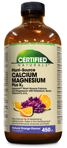 CERTIFIED NATURALS CAL MAG PLUS K2 ORANGE 450ML