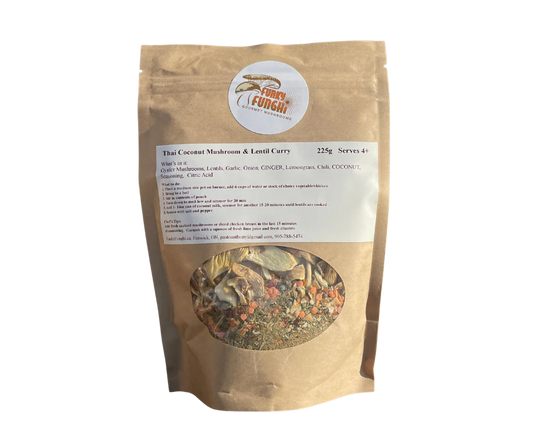 THAI COCONUT MUSHROOM & LENTIL 225G