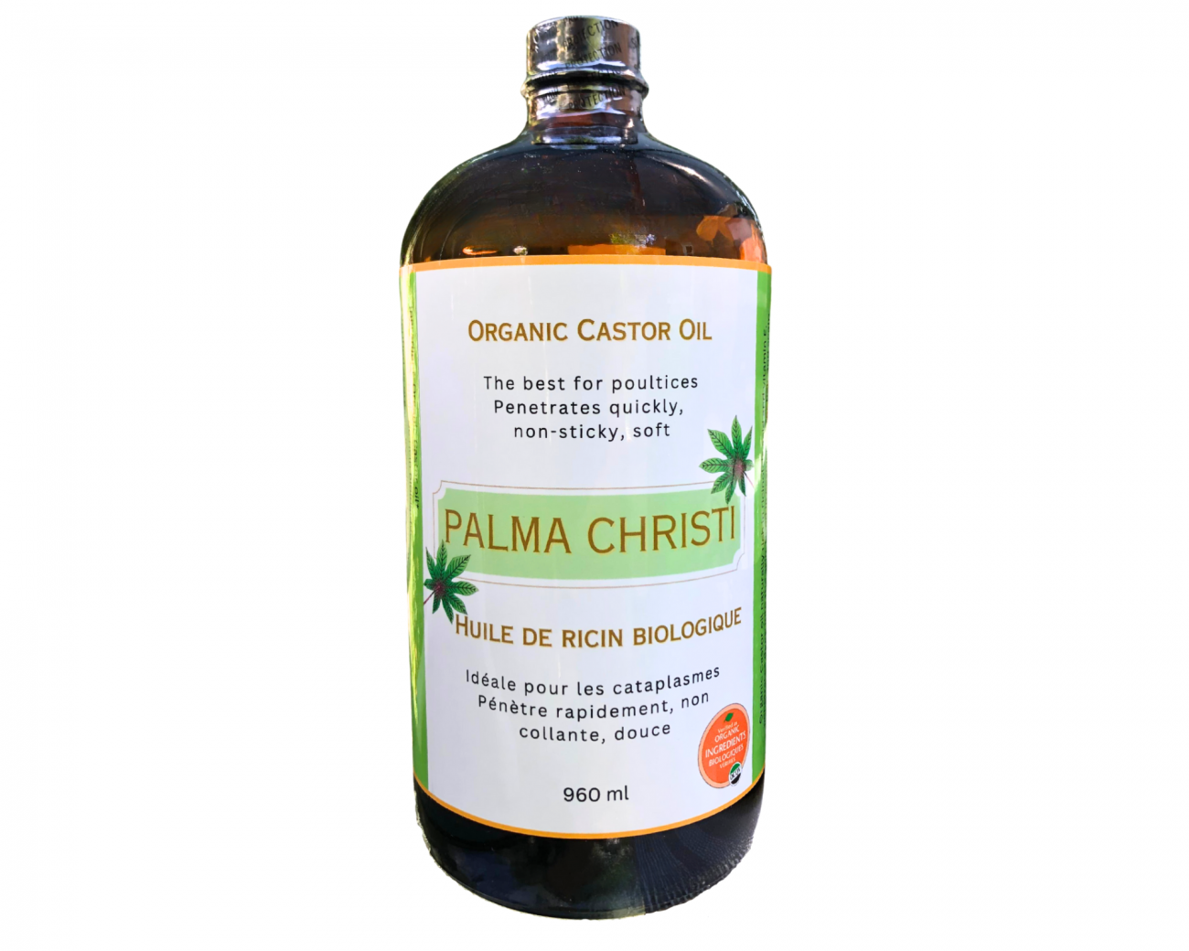 PALMA CHRISTI ORGANIC CASTOR OIL 960ML