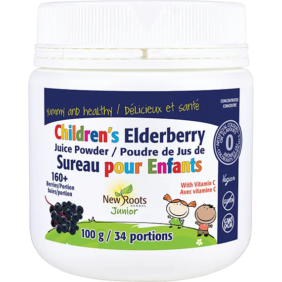 NEW ROOTS CHILDREN'S ELDERBERRY JUICE PWD