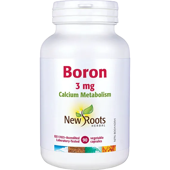NEW ROOTS BORON 3MG 90'S
