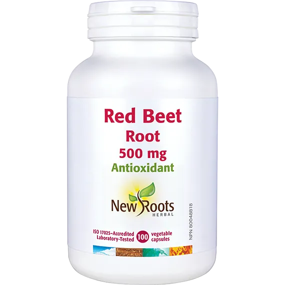 NEW ROOTS RED BEET ROOT 500MG  100'S