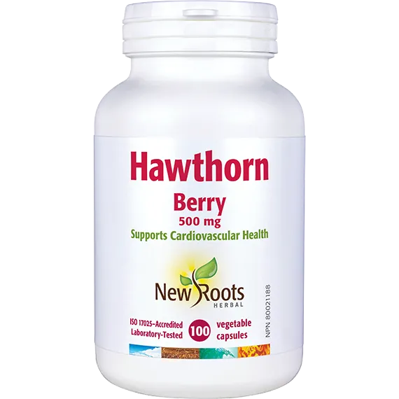NEW ROOTS Hawthorn Berry 500mg (100 vcaps)
