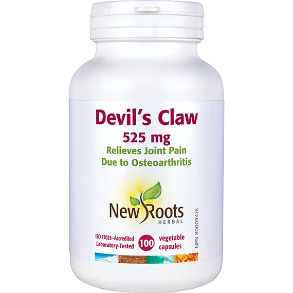 NEW ROOTS DEVILS CLAW 525MG 100'S