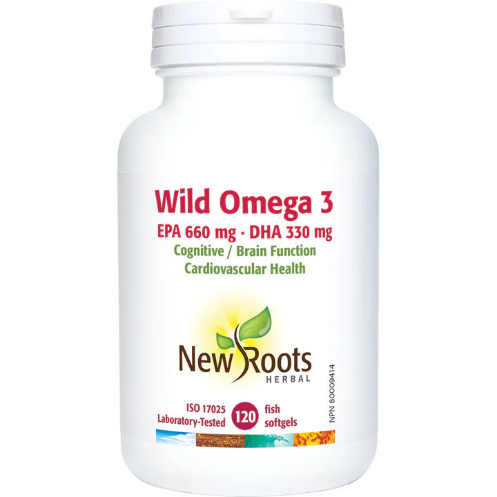 NEW ROOTS WILD OMEGA 3 120 GELS
