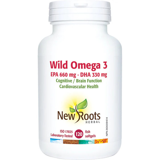 NEW ROOTS WILD OMEGA 3 120 GELS