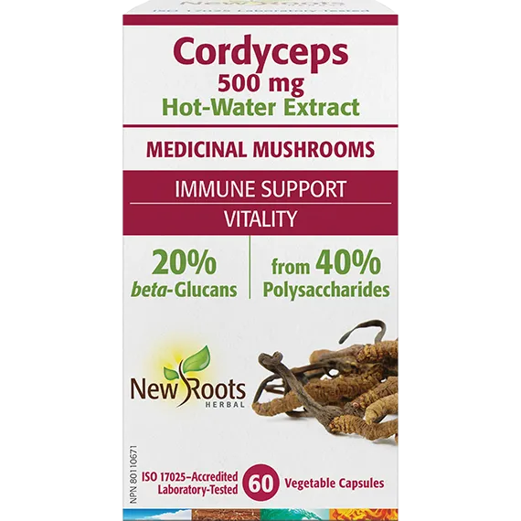 NEW ROOTS CORDYCEPS 500MG 60 CAPS