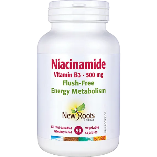 NEW ROOTS NIACINAMIDE 500MG 90 CAPS