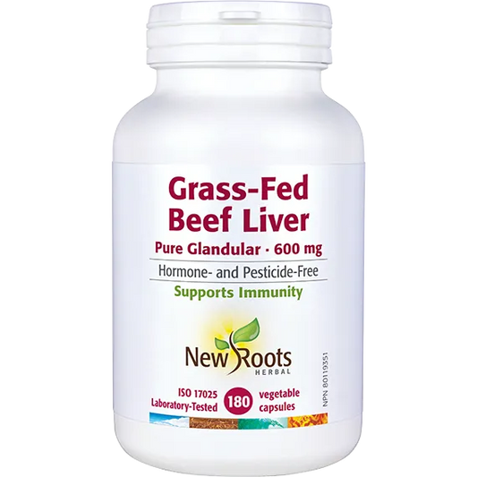 NEW ROOTS Grass-Fed Beef Liver (180 vcaps)