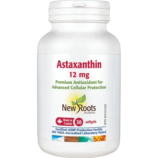 NEW ROOTS Astaxanthin 12mg (30 sgels)