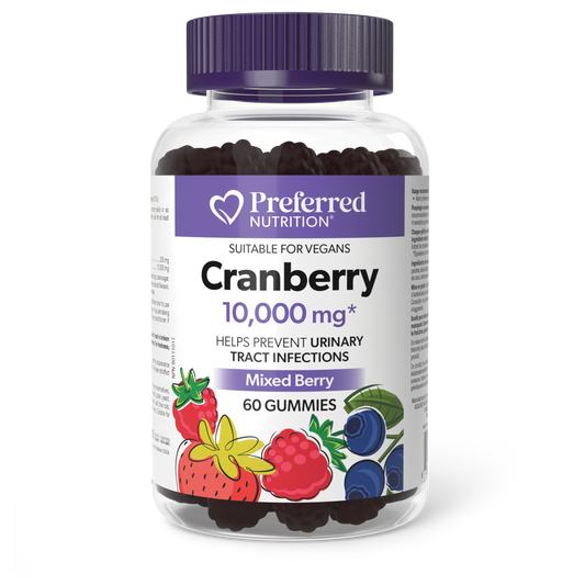 PREFERRED CRANBERRY 10,000MG 60 GUMMIES