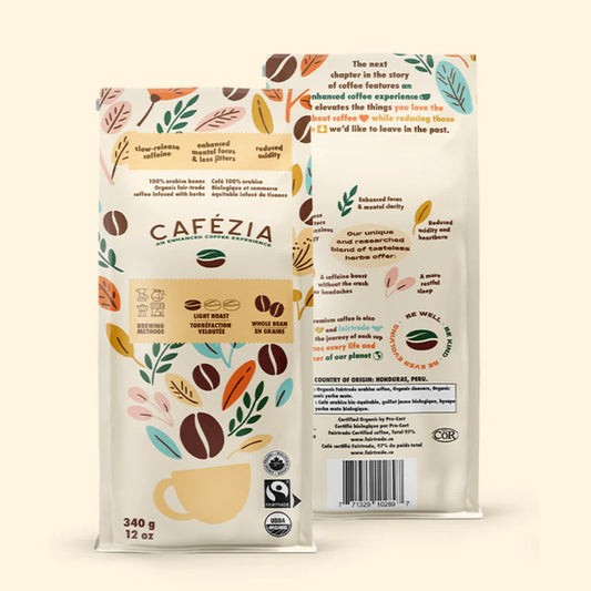 CAFEZIA LIGHT ROAST COFFEE 340G
