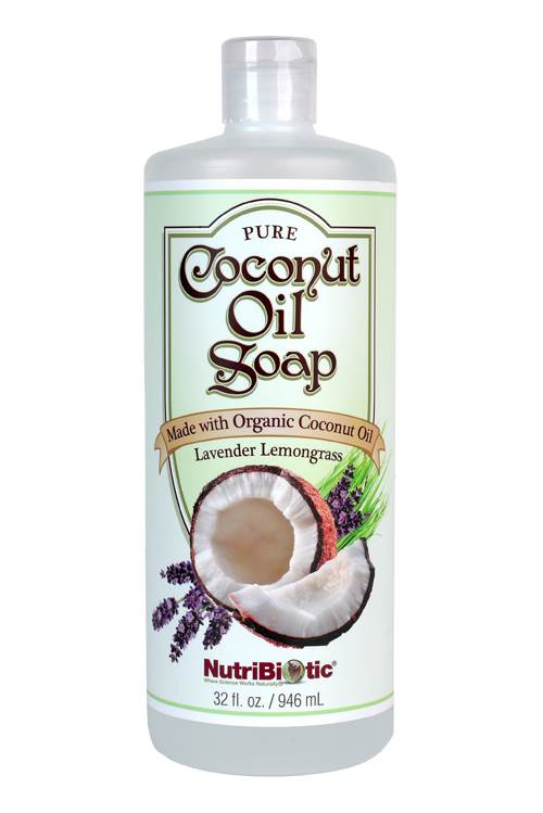 NUTRIBIOTIC PURE COCONUT OIL SOAP LAV/MINT 960ML