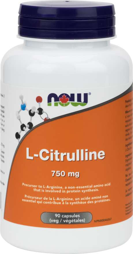 NOW L-Citrulline 750mg (90 veg caps)