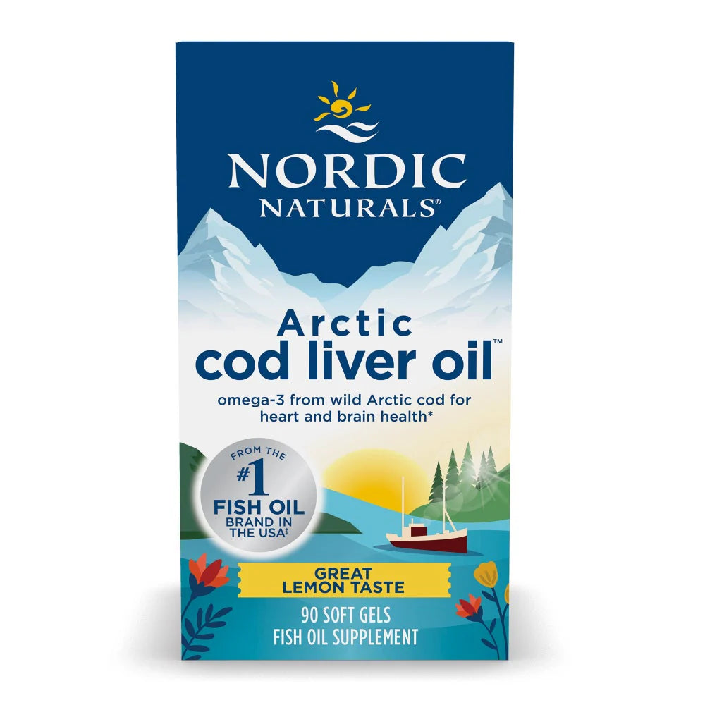 NORDIC COD LIVER OIL CAPS LEMON 90'S