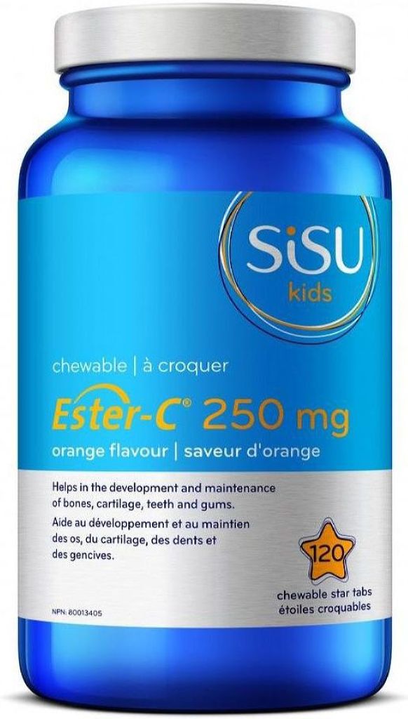 SISU Ester C 250 mg (Orange - 120 chews)