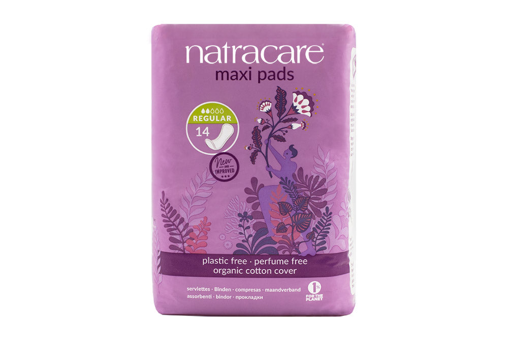 NATRACARE MAXI PADS 14CT