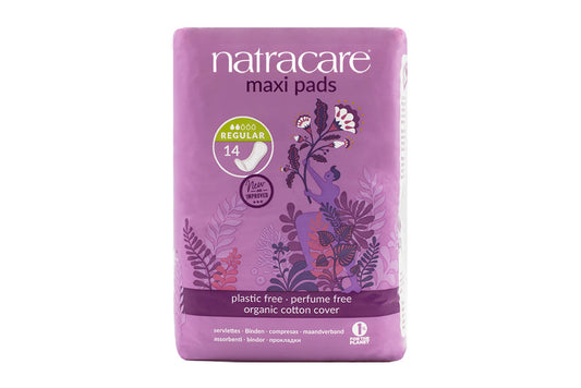 NATRACARE MAXI PADS 14CT