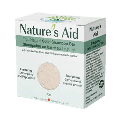 NATURE'S AID SHAMPOO BAR LEM PEP