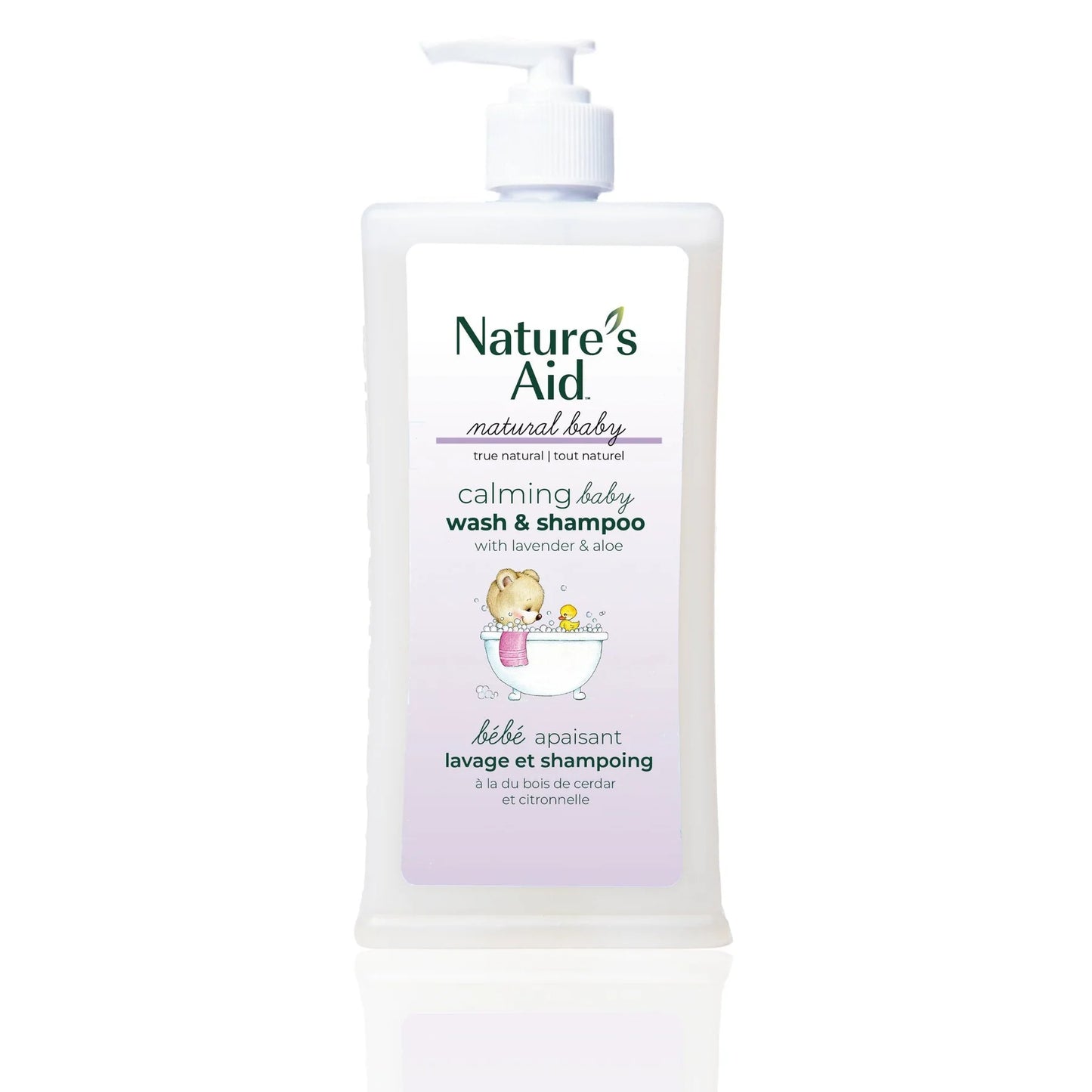 NATURE'S AID BABY WASH SHAMPOO LAVENDER 360ML