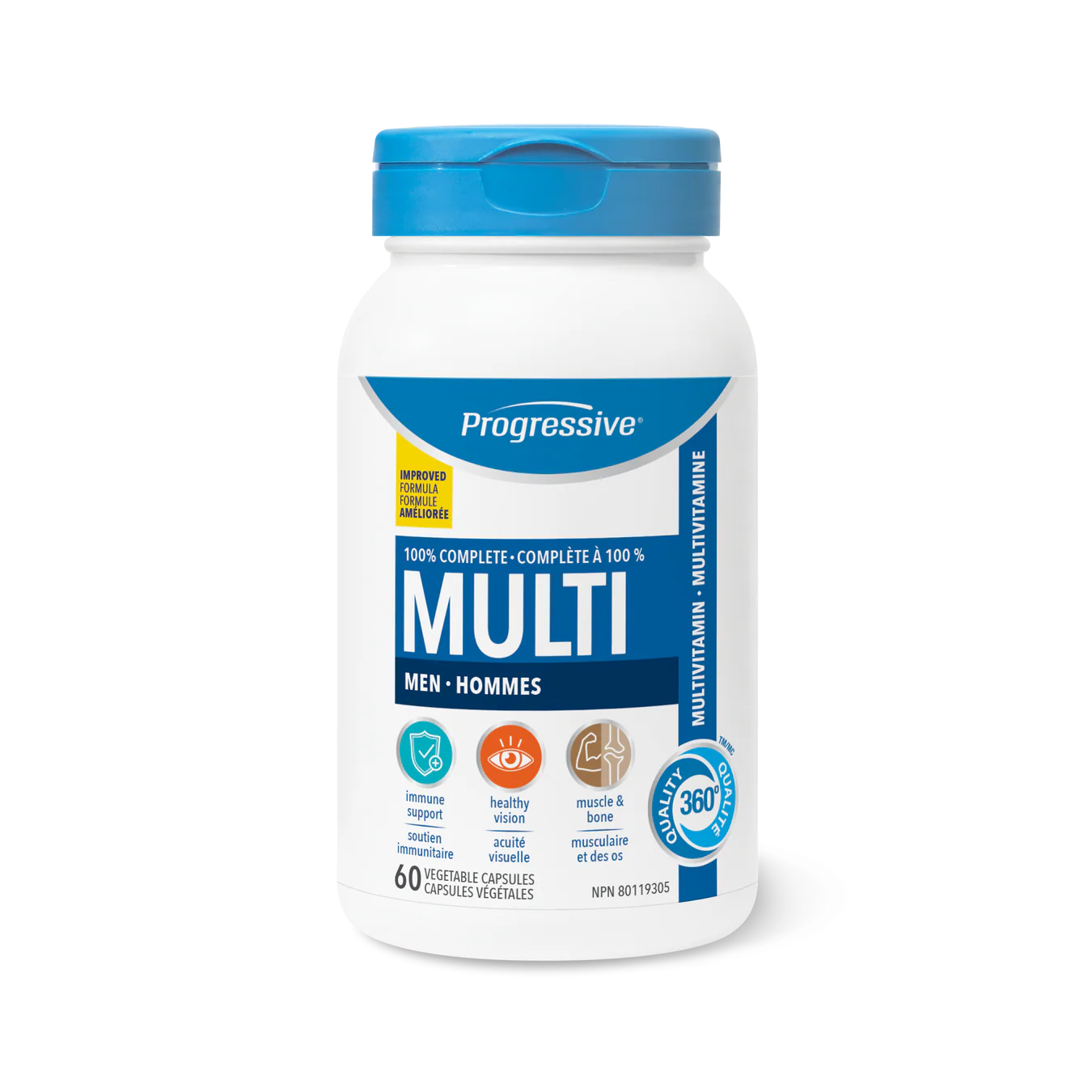 PROGRESSIVE MULTI MEN 60VEG CAPS